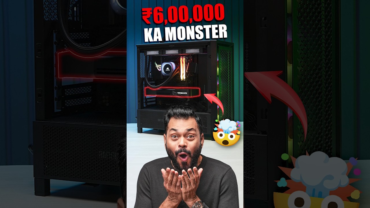 ₹6,00,000 Gaming PC with RTX 5090 😱