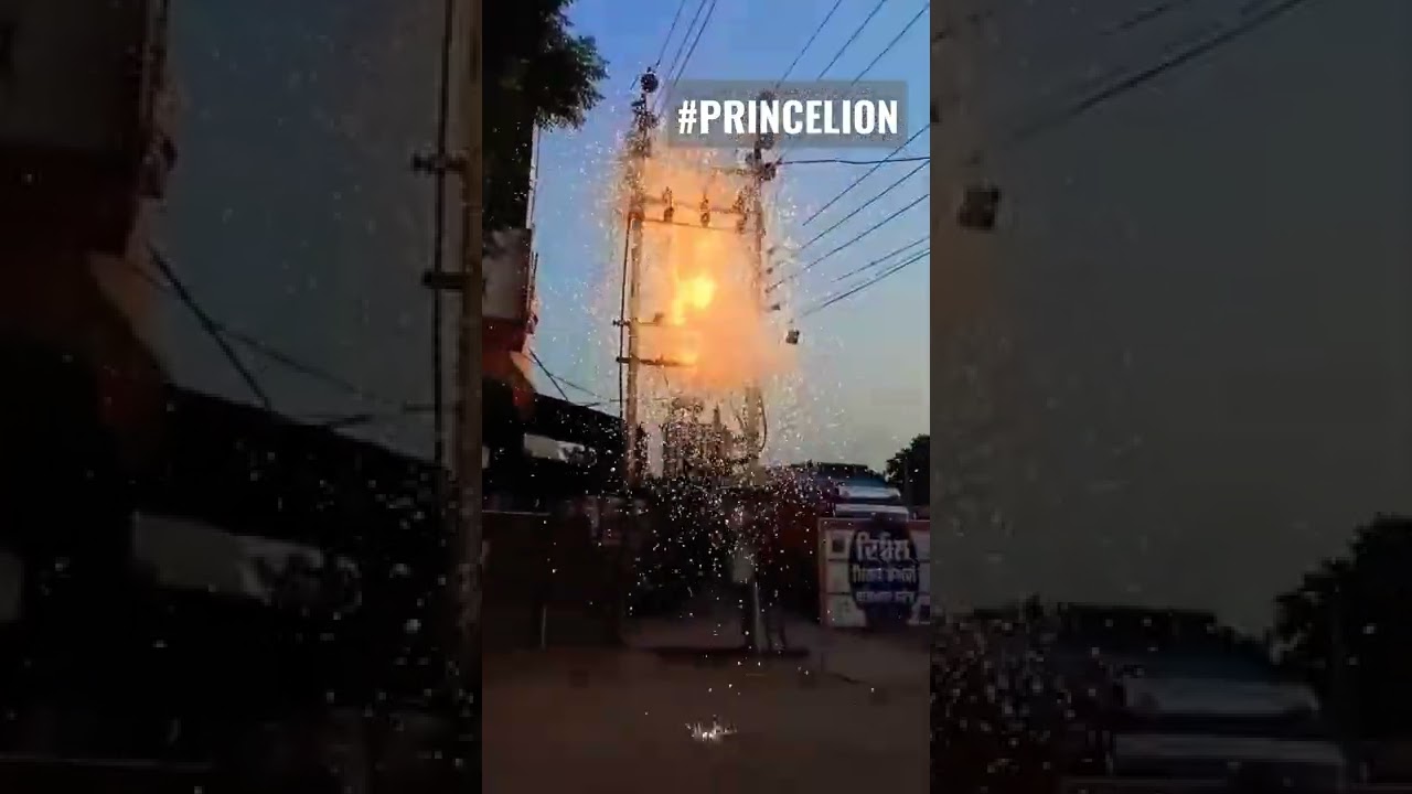 Electric Shock #electric #shock #bangalore #viral #blast Transformer Blast