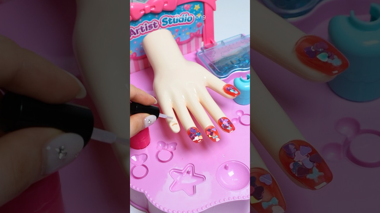 Miniature Nail Art Toy ASMR – Satisfying & Relaxing ✨