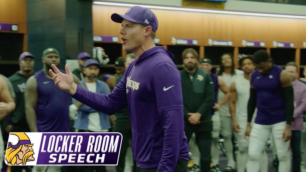 Kevin O’Connell’s Inspiring Locker Room Speech After Vikings’ Big Win 🏈