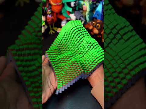 eSUN PLA+ 3D-Printed Minecraft Flexigrid Fidget Toy #3dprinting #filament#minecraft