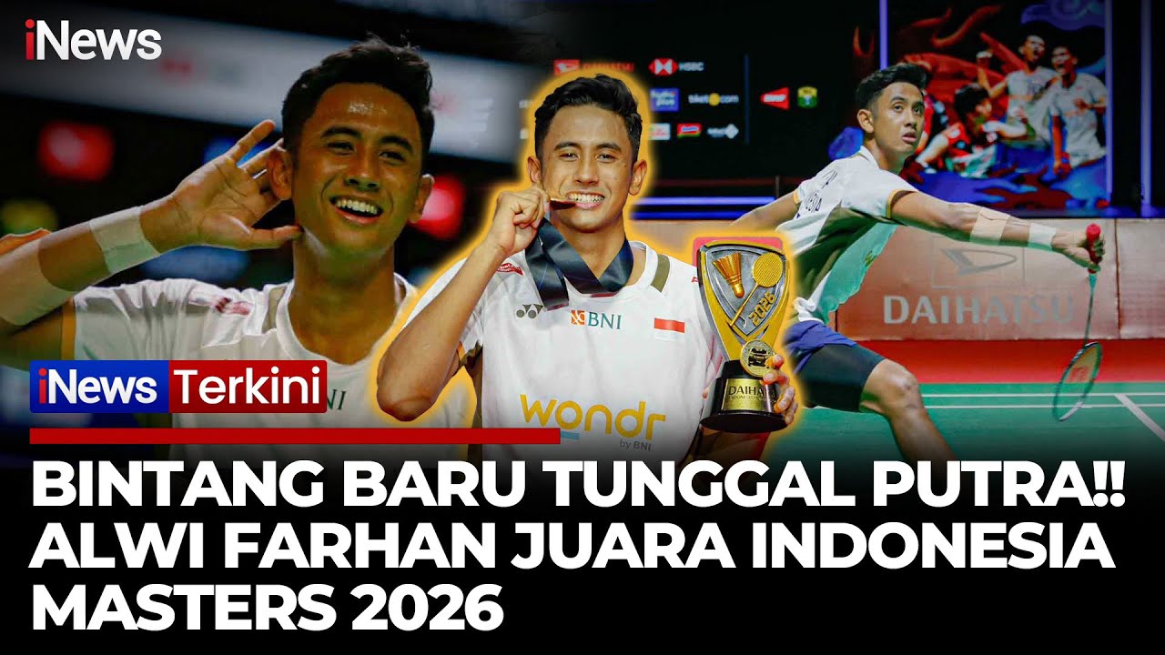 Alwi Farhan Juara Indonesia Masters 2026 🏆