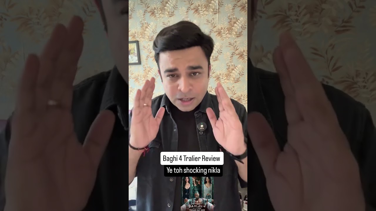 Baaghi 4 Trailer: Tiger Shroff’s Intense Action🔥