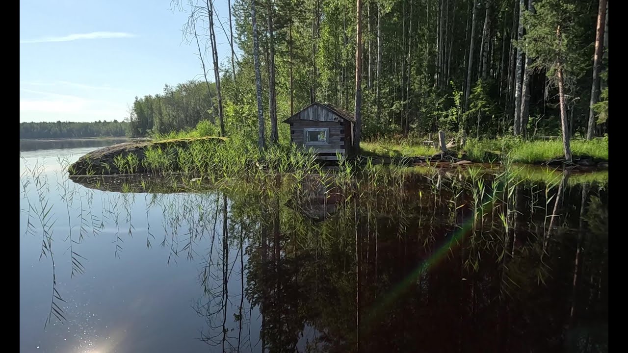Ночная рыбалка в Карельской тайге: ловля крупного окуня и уют на костре 🎣