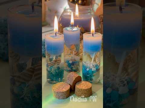 Water Candle DIY | Unleash the Aqua Glow🕯️🌊🐚