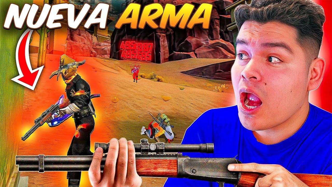 ¡Probando la Nueva Arma Winchester en Free Fire! 🔫