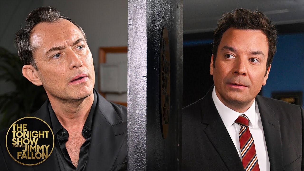 Jude Law Struggles Over Door Choice on Fallon πͺ