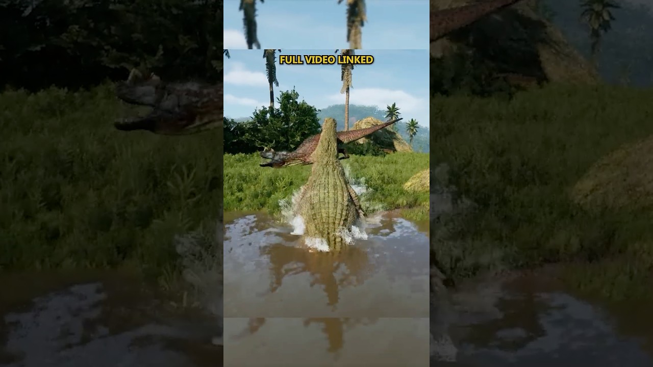 FEAR the Deinosuchus in The Isle Evrima!😱
