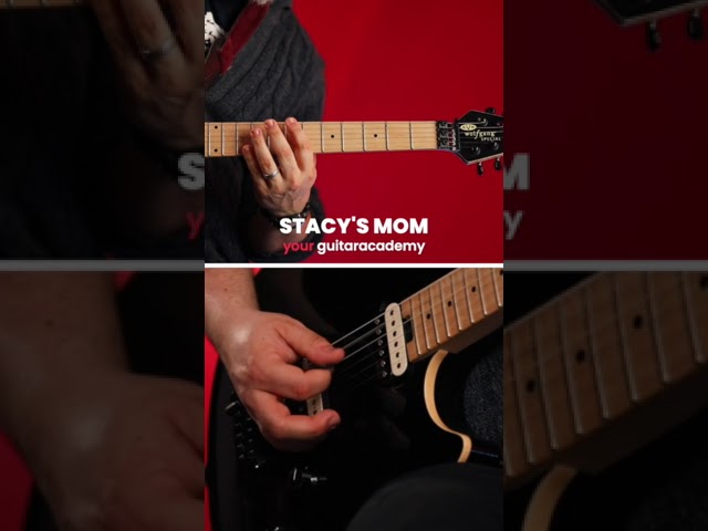Learn 'Stacey's Mom' by Fountains of Wayne – Easy Guitar Tutorial 🎸