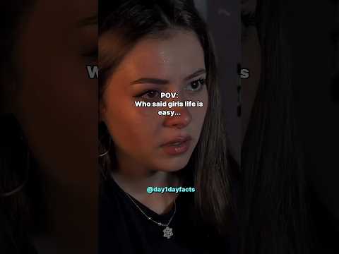 POV : Who said girls life is easy 😭💔 #shortfeed #relatabe #sadsong #astheticmusic #fypviralシ