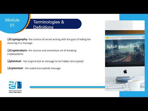 Introduction to Cryptography - Lecture 1 - ESU
