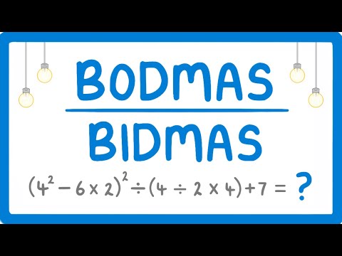 How to use BODMAS (Order of Operations)