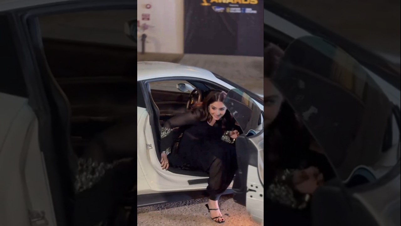 Dur-e-Fishan Stuns at 10th Hum Awards in Ferrari 🚗