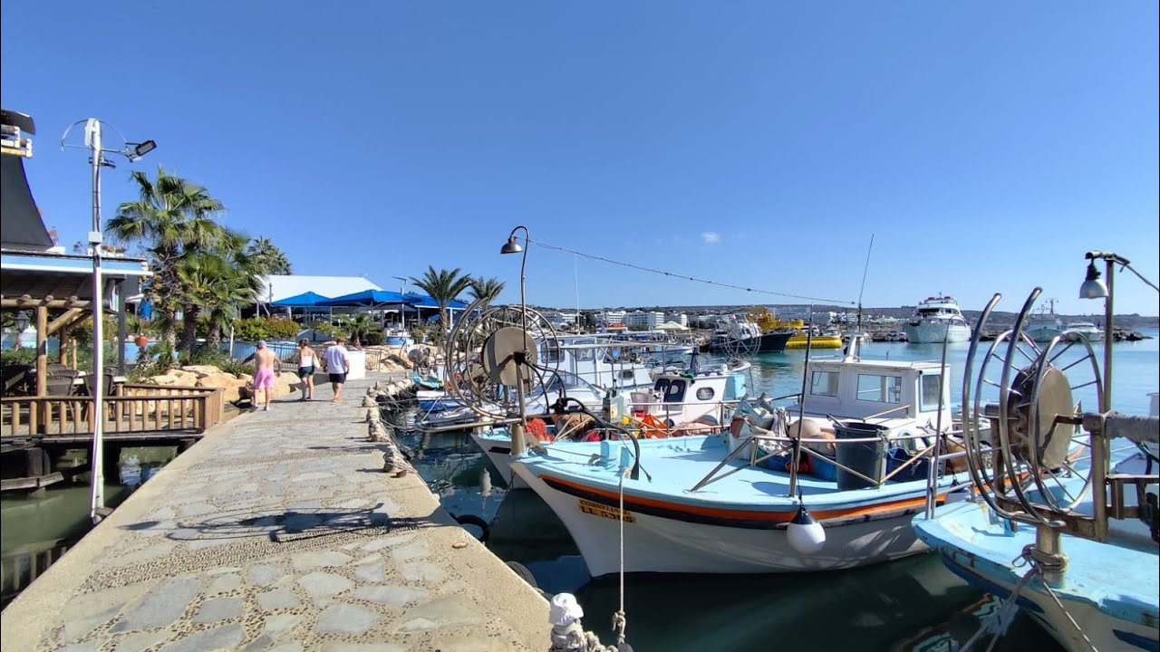 Ayia Napa Harbour & Coastal Walk 🏖️ | Cyprus Travel
