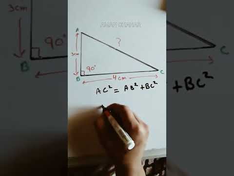How to find Right angle triangle Side :- Pythagoras theorem