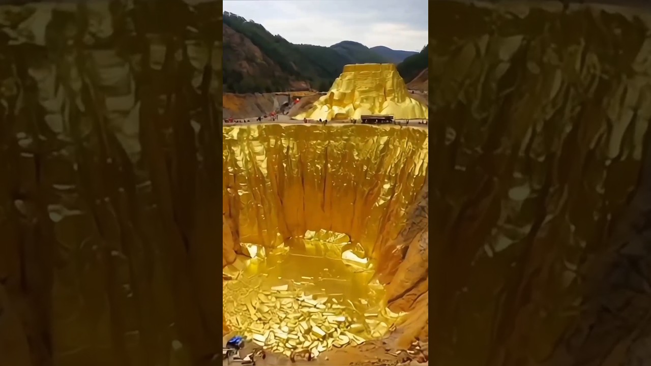 Discover the World's Largest Gold Mine! 🏆 #shorts #facts