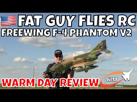 FREEWING F-4 PHANTOM II WARM DAY REVIEW by FGFRC #aviation #rcjets