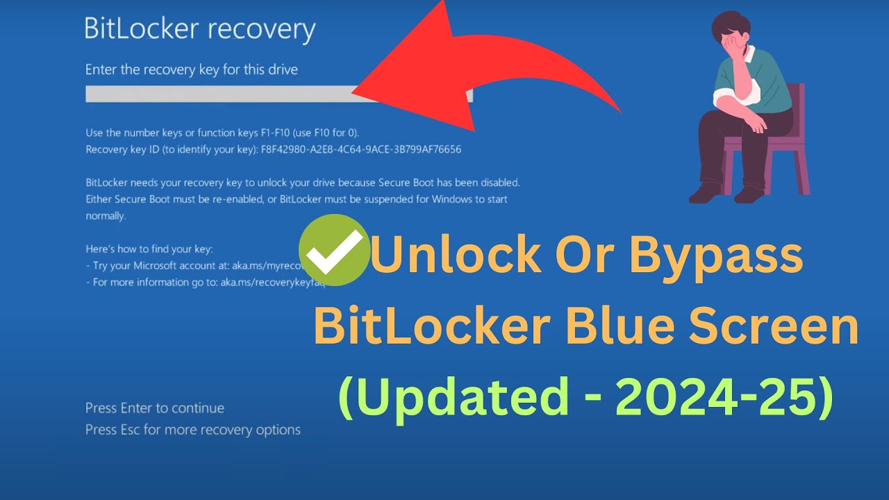 Guide to Unlocking or Bypassing BitLocker Blue Screen in Windows 11/10 (Updated 2024-25)