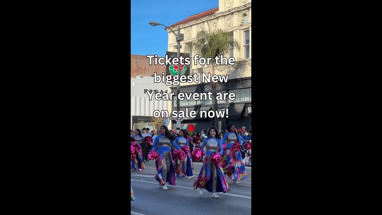Get Tickets for the 2026 Rose Parade 🌹🎟️