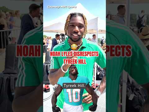 🚨 Noah Lyles throws shade at Tyreek Hill, saying he doesn’t even know his name 😱 Via NBCSports