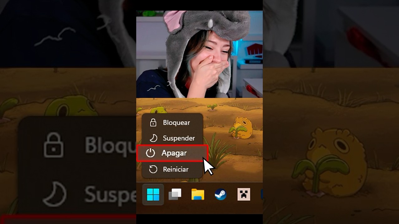 ¡MICTIA Apaga la PC de Aquino en Vivo! 😱 #clip #aquino #mictia00