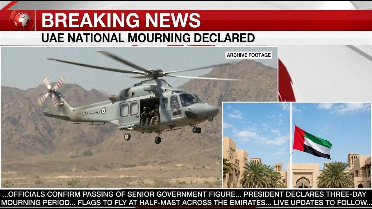 UAE Armed Forces Members Killed in Helicopter Crash 🚁