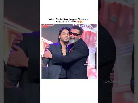 Bobby Deol’s cutest gesture❤️🥹 #bobbydeol #aryankhan #shorts #bollywood #shortvideo #trending