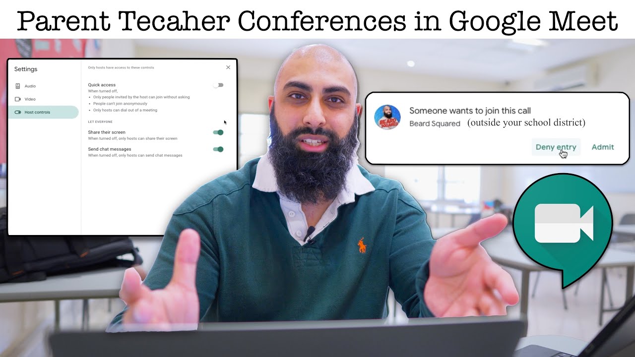 Manage Parent-Teacher Conferences with Google Meet