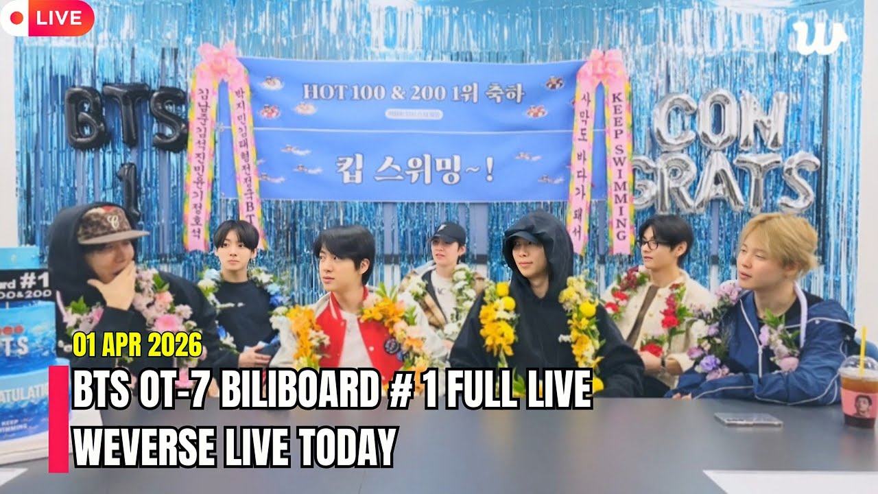 BTS OT-7 Full Weverse Live Stream – April 1, 2026