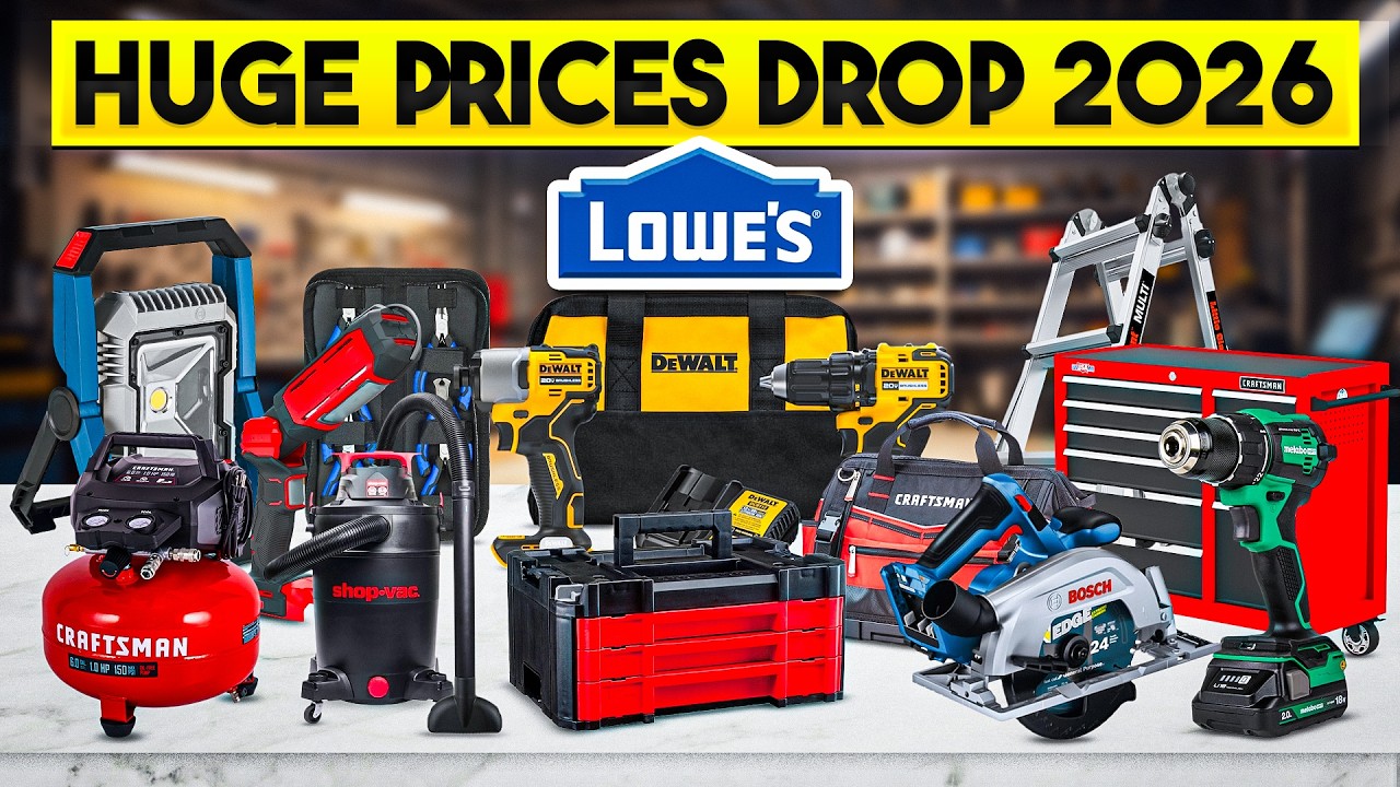 35 Lowe's January Tool Deals Up to 55% Off π§