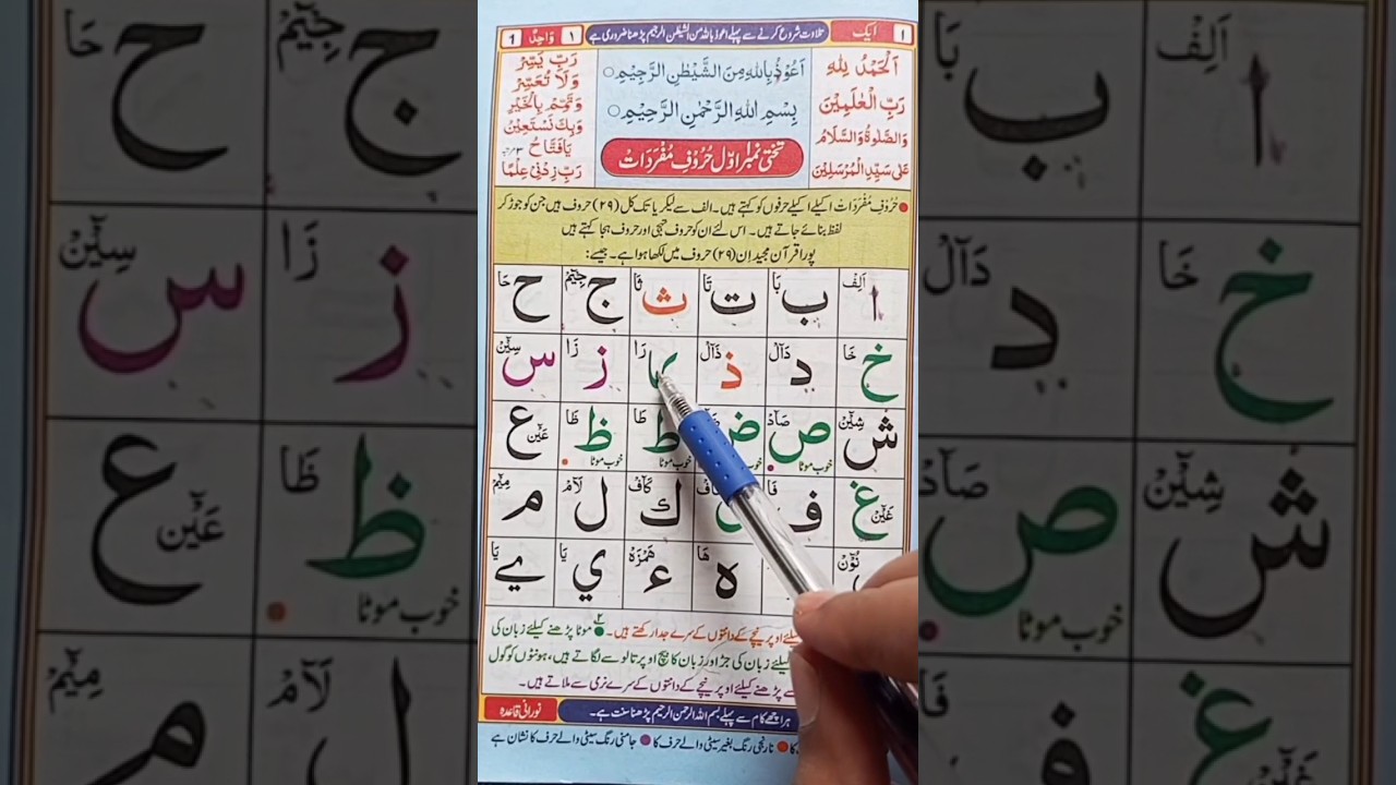 Master Arabic Letters with Noorani Qaida 🌹 – Join 1 Million Learners!