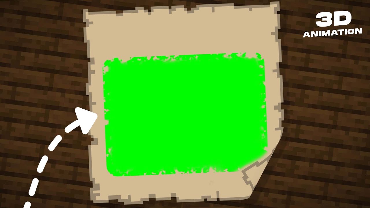 Minecraft Green Screen Animation & Map Tips โจ