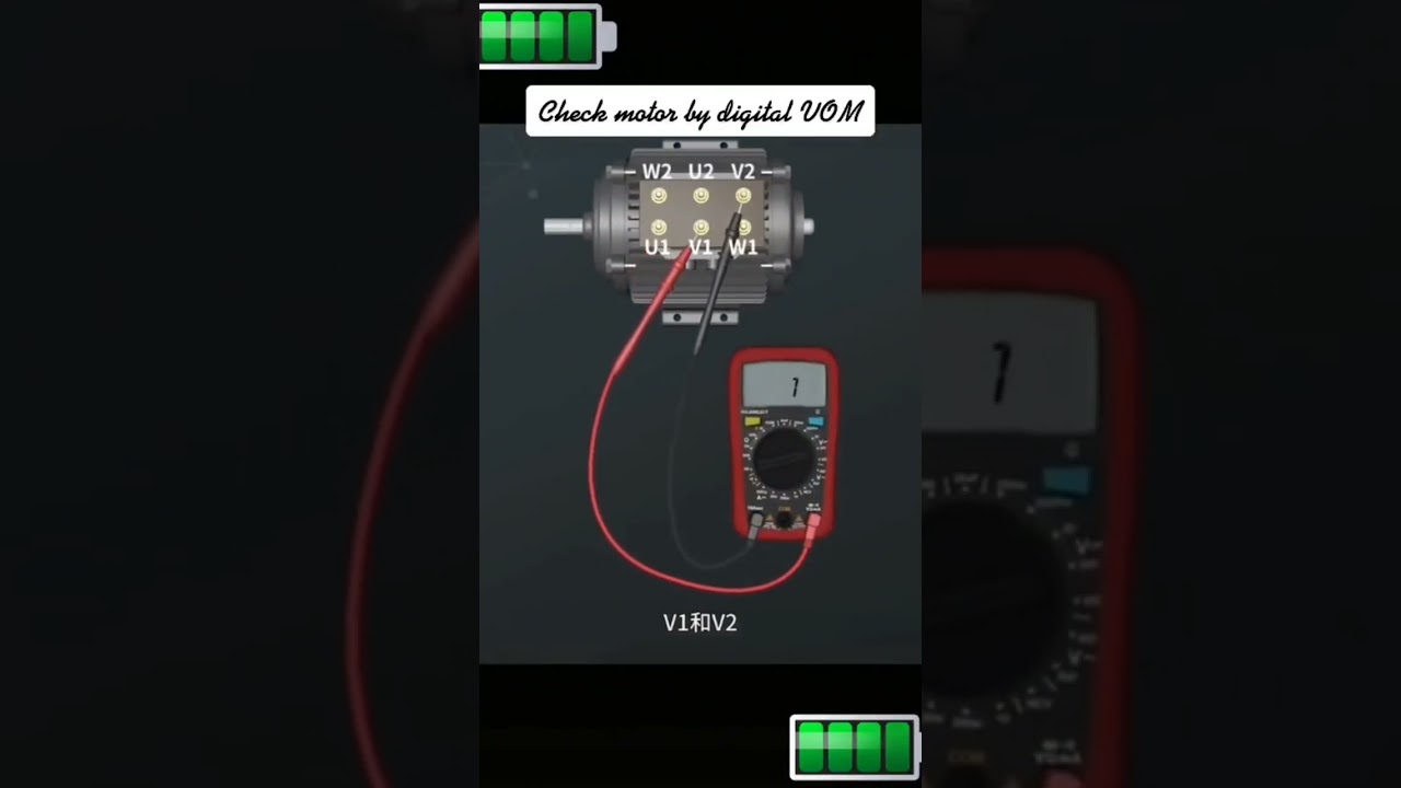 3-Phase Motor Testing with Multimeter ⚡