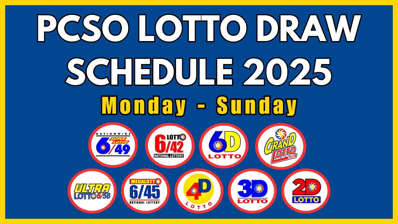 PCSO Daily Lotto Draw Schedule 2025 🗓️