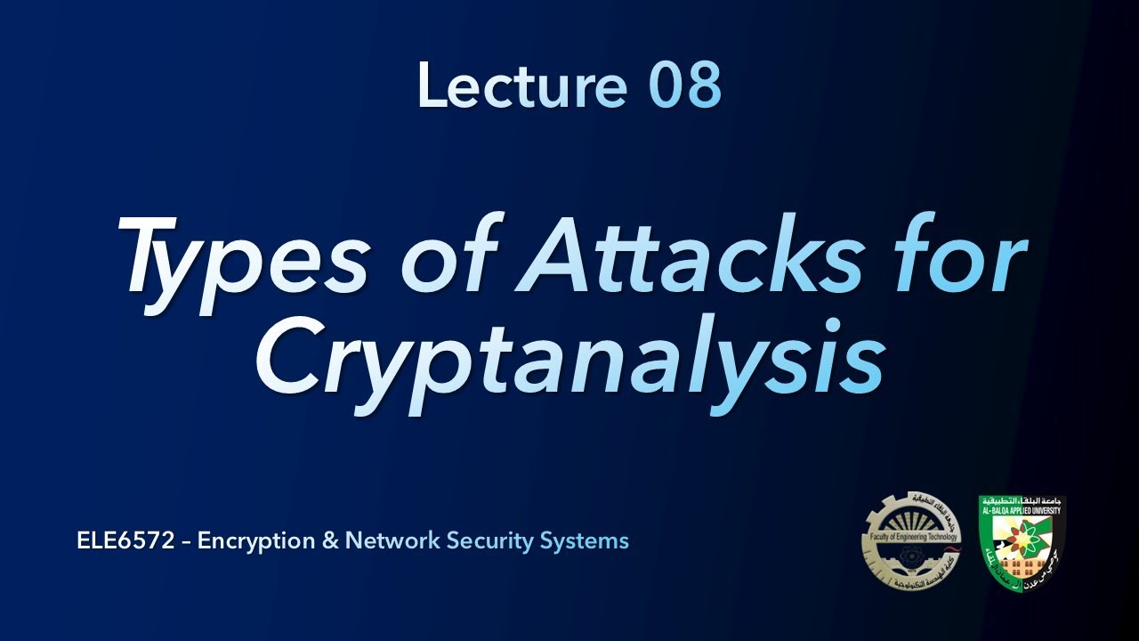 Cryptography Lecture 08: Understanding Types of Attacks in Cryptanalysis 🔐