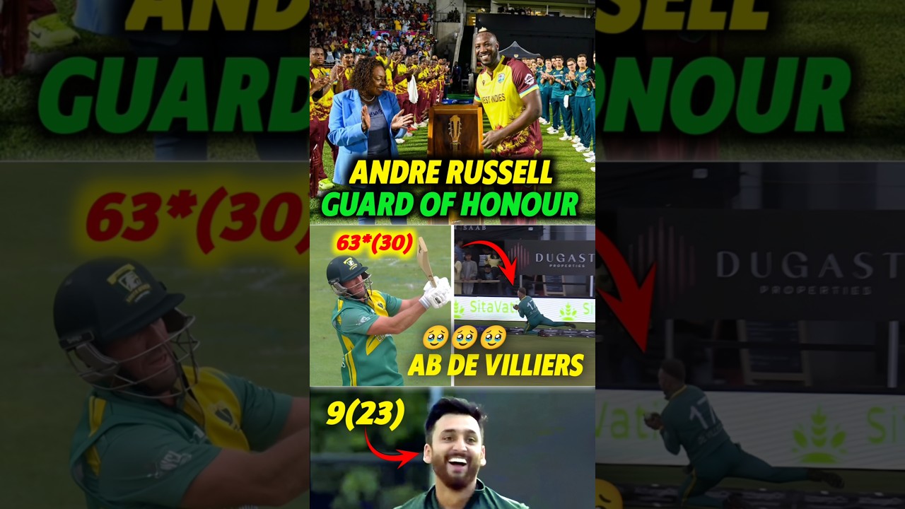 Cricket Star Russell Announces Retirement 😢