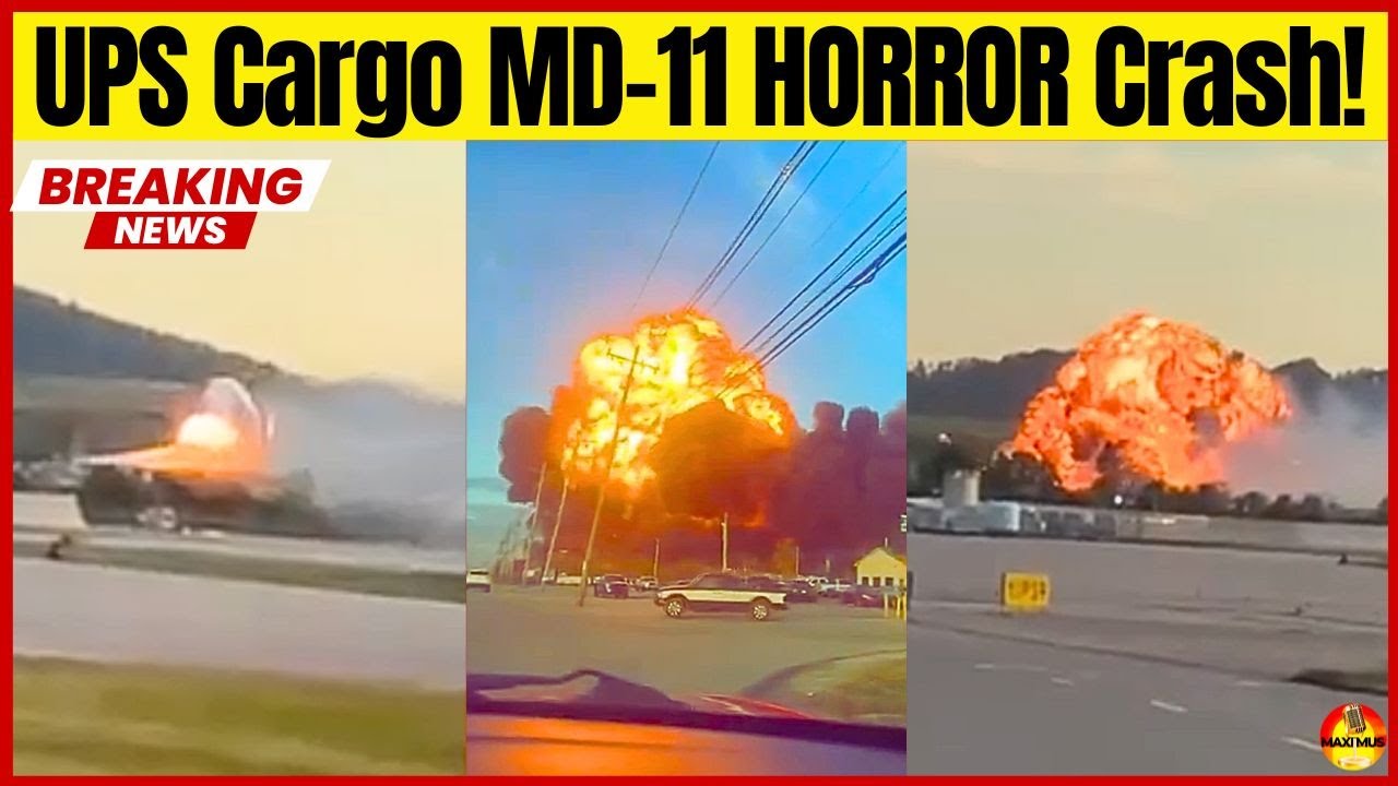 UPS MD-11 Crashes in Fireball During Takeoff ✈️