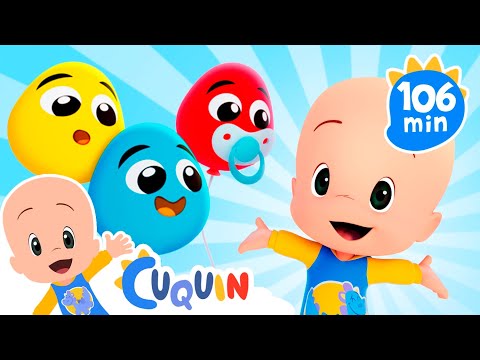 Los globos bebé de Cuquín 🎈 Aprende los colores con Cuquín y Fantasma | Vídeos educativos