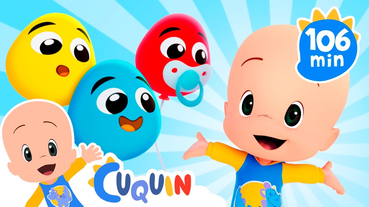 Los globos bebé de Cuquín 🎈 Aprendizaje de colores con Cuquín y Fantasma | Vídeos educativos