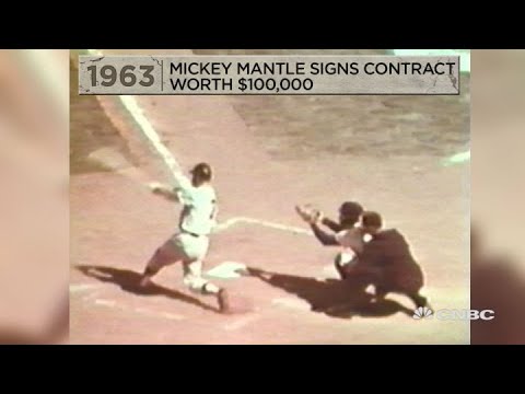 February 27 in History: Mickey Mantle's $100K Contract