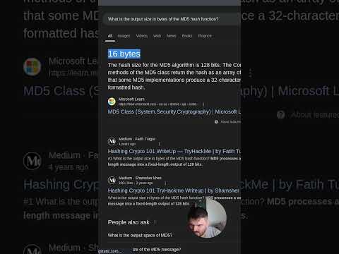 Cryptography - What is a hash function? | Answer the Questions Series #shorts #thm #tryhackme