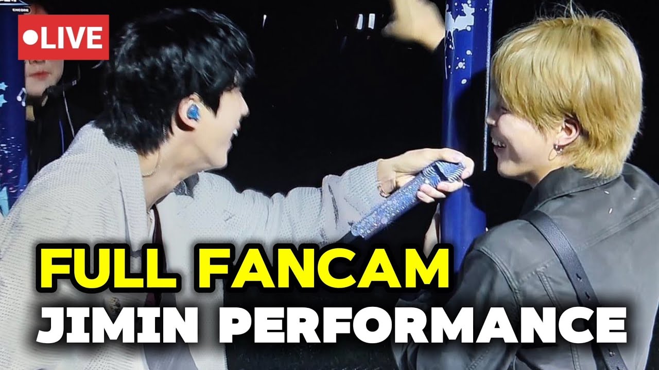 🔥 Jimin's Epic Live Performance at Jin's Final Tour Day 2 | Full Fancam from Goyang