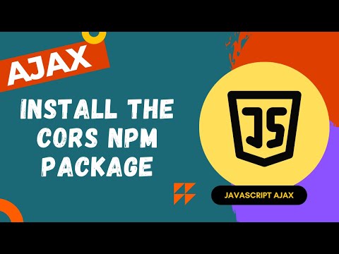 60. Solve the CORS issue in the node server by installing CORS npm Package - AJAX