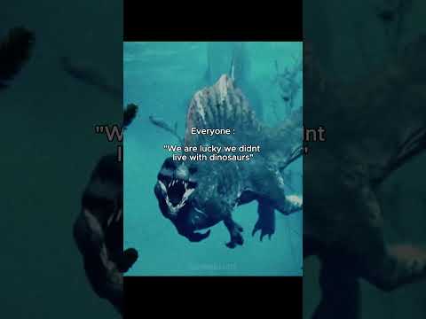 If Humans Met Dinosaurs, It’d Be Over. 😳 #prehistoricanimals #dinosaur