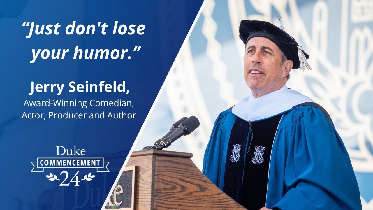 Jerry Seinfeld Inspires at Duke's 2024 Graduation Ceremony 🎓
