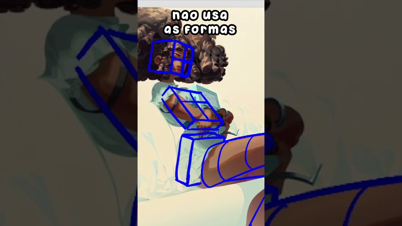 Como Desenhar CORPO🎨 Sem Anatomia!