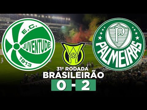 PALMEIRAS VENCE O JUVENTUDE E RETOMA A LIDERANĂA DO BRASILEIRĂO! JUVENTUDE 0 x 2 PALMEIRAS