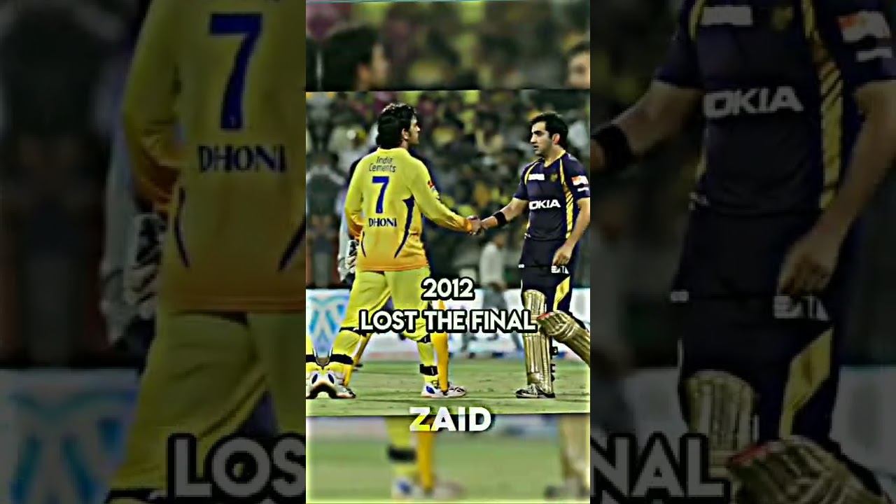 CSK's 9 Final Appearances 🤩