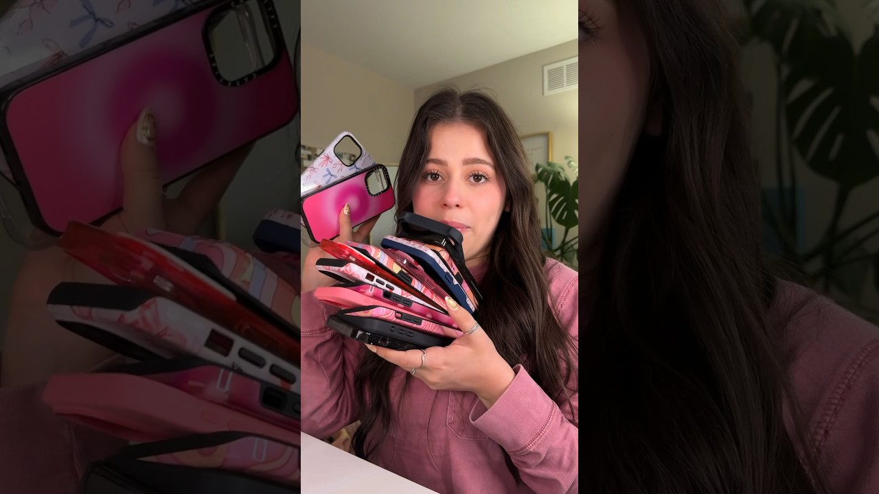 All My Pink Phone Cases in One Video 💗