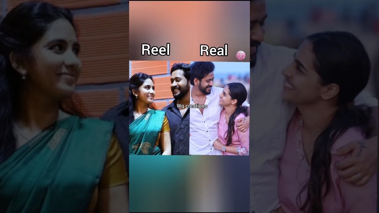 Sun TV Hero & Heroine: Reel vs Real Life 💑